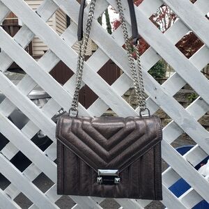 Michael Kors metallic satchel